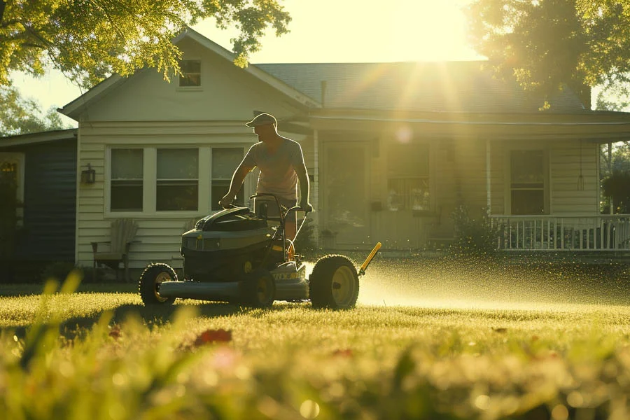 push electric lawn mower